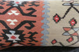 Handmade Turkish Kilim Cushion 30 x 50cm | Vintage Wool Lumbar Cushion with Insert | Organic Cotton Back | TK26-C1087- Rugs Direct NZ 