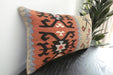 Handmade Turkish Kilim Cushion 30 x 50cm | Vintage Wool Lumbar Cushion with Insert | Organic Cotton Back | TK26-C1087- Rugs Direct NZ 