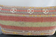 Handmade Turkish Kilim Cushion 30 x 50cm | Vintage Wool Lumbar Cushion with Insert | Organic Cotton Back | TK26-C1088- Rugs Direct nz