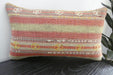 Handmade Turkish Kilim Cushion 30 x 50cm | Vintage Wool Lumbar Cushion with Insert | Organic Cotton Back | TK26-C1088- Rugs Direct nz