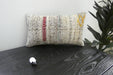 Handmade Turkish Kilim Cushion 30 x 50cm | Vintage Wool Lumbar Cushion with Insert | Organic Cotton Back | TK26-C1089- Rugs Direct 