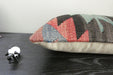 Handmade Turkish Kilim Cushion 30 x 50cm | Vintage Wool Lumbar Cushion with Insert | Organic Cotton Back | TK26-C1090- Rugs Direct NZ 