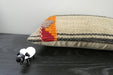 Handmade Turkish Kilim Cushion 30 x 50cm | Vintage Wool Lumbar Cushion with Insert | Organic Cotton Back | TK26-C1094- Rugs Direct NZ