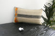 Handmade Turkish Kilim Cushion 30 x 50cm | Vintage Wool Lumbar Cushion with Insert | Organic Cotton Back | TK26-C1098- Rugs Direct NZ