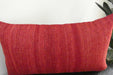 Handmade Turkish Kilim Cushion 30 x 50cm | Vintage Wool Lumbar Cushion with Insert | Organic Cotton Back | TK26-C1100- Rugs Direct NZ