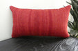 Handmade Turkish Kilim Cushion 30 x 50cm | Vintage Wool Lumbar Cushion with Insert | Organic Cotton Back | TK26-C1100- Rugs Direct NZ