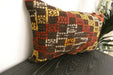 Handmade Anatolian Kilim Cushion Cover with Insert 40 x 60cm | Vintage Turkish Wool Lumbar Pillow | Organic Cotton Back | TK26-C1101- Rugs Direct NZ