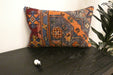 Handmade Anatolian Kilim Cushion Cover with Insert 40 x 60cm | Vintage Turkish Wool Lumbar Pillow | Organic Cotton Back | TK26-C1102- Rugs Direct NZ