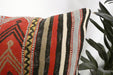 Handmade Anatolian Kilim Cushion Cover with Insert 40 x 60cm | Vintage Turkish Wool Lumbar Pillow | Organic Cotton Back | TK26-C1103- Rugs Direct NZ