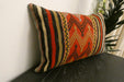 Handmade Anatolian Kilim Cushion Cover with Insert 40 x 60cm | Vintage Turkish Wool Lumbar Pillow | Organic Cotton Back | TK26-C1103- Rugs Direct NZ
