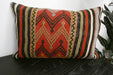 Handmade Anatolian Kilim Cushion Cover with Insert 40 x 60cm | Vintage Turkish Wool Lumbar Pillow | Organic Cotton Back | TK26-C1103- Rugs Direct NZ