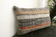Handmade Anatolian Kilim Cushion Cover with Insert 40 x 60cm | Vintage Turkish Wool Lumbar Pillow | Organic Cotton Back | TK26-C1105- Rugs Direct NZ