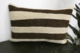 Handmade Anatolian Kilim Cushion Cover with Insert 40 x 60cm | Vintage Turkish Wool Lumbar Pillow | Organic Cotton Back | TK26-C1108- Rugs Direct NZ