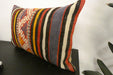 Handmade Anatolian Kilim Cushion Cover with Insert 40 x 60cm | Vintage Turkish Wool Lumbar Pillow | Organic Cotton Back | TK26-C1110- Rugs Direct NZ 