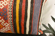 Handmade Anatolian Kilim Cushion Cover with Insert 40 x 60cm | Vintage Turkish Wool Lumbar Pillow | Organic Cotton Back | TK26-C1110- Rugs Direct NZ 