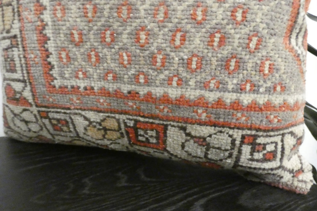 Handmade Turkish Rug Cushion Cover 60 x 60cm with Insert | Original Anatolian Rug | Organic Cotton Backing | TK26-C1112- Rugs Direct NZ