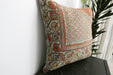 Handmade Turkish Rug Cushion Cover 60 x 60cm with Insert | Original Anatolian Rug | Organic Cotton Backing | TK26-C1113- Rugs direct NZ