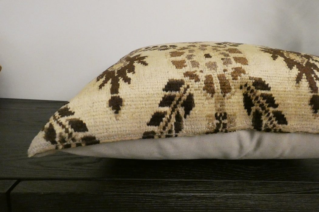 Handmade Turkish Rug Cushion Cover 60 x 60cm with Insert | Original Anatolian Rug | Organic Cotton Backing | TK26-C1115- Rugs Direct NZ