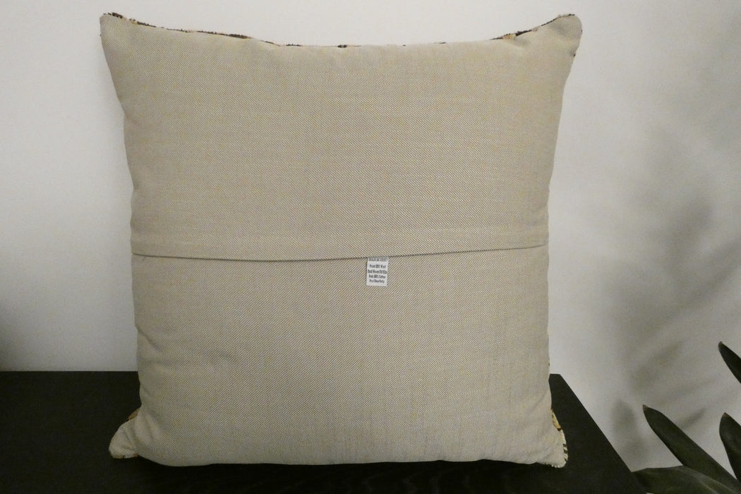 Handmade Turkish Rug Cushion Cover 60 x 60cm with Insert | Original Anatolian Rug | Organic Cotton Backing | TK26-C1118- Rugs Direct NZ