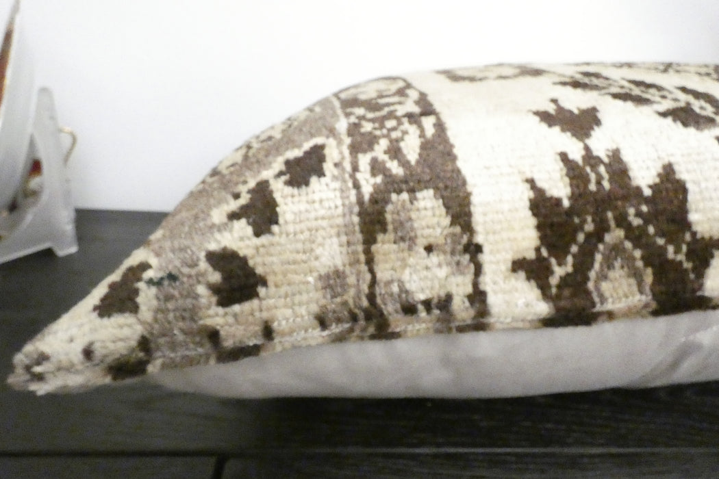 Handmade Turkish Rug Cushion Cover 60 x 60cm with Insert | Original Anatolian Rug | Organic Cotton Backing | TK26-C1119- Rugs Direct NZ