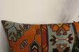 Handmade Anatolian Kilim Cushion Cover with Insert 40 x 60cm | Vintage Turkish Wool Lumbar Pillow | Organic Cotton Back | TK26-C1122- Rugs Direct NZ