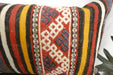 Handmade Anatolian Kilim Cushion Cover with Insert 40 x 60cm | Vintage Turkish Wool Lumbar Pillow | Organic Cotton Back | TK26-C1123- Rugs Direct NZ