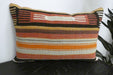 andmade Anatolian Kilim Cushion Cover with Insert 40 x 60cm | Vintage Turkish Wool Lumbar Pillow | Organic Cotton Back | TK26-C1124- Rugs Direct NZ 