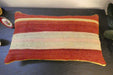 Handmade Turkish Kilim Cushion 30 x 50cm ,Vintage Wool Lumbar Cushion with Insert, Organic Cotton Back, Rugs Direct New Zealand 
