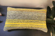 Handmade Turkish Kilim Cushion 30 x 50cm, Vintage Wool Lumbar Cushion with Insert, Organic Cotton Back-Rugs Direct New Zealand 