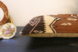Handmade Turkish Kilim Cushion 30 x 50cm, Vintage Wool Lumbar Cushion with Insert , Organic Cotton Back- Rugs Direct New Zealand 