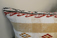 Handmade Turkish Kilim Cushion 30 x 50cm, Vintage Wool Lumbar Cushion with Insert , Organic Cotton Back, Rugs direct New Zealand 