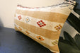 Handmade Turkish Kilim Cushion 30 x 50cm, Vintage Wool Lumbar Cushion with Insert , Organic Cotton Back, Rugs direct New Zealand 