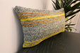 Handmade Turkish Kilim Cushion 30 x 50cm, Vintage Wool Lumbar Cushion with Insert, Organic Cotton Back- Rugs Direct New Zealand 