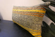 Handmade Turkish Kilim Cushion 30 x 50cm, Vintage Wool Lumbar Cushion with Insert, Organic Cotton Back- Rugs Direct New Zealand 