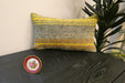 Handmade Turkish Kilim Cushion 30 x 50cm, Vintage Wool Lumbar Cushion with Insert, Organic Cotton Back- Rugs Direct New Zealand 