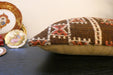 Handmade Turkish Kilim Cushion 30 x 50cm, Vintage Wool Lumbar Cushion with Insert , Organic Cotton Back- Rugs Direct New Zealand 
