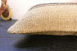Handmade Turkish Kilim Cushion 30 x 50cm, Vintage Wool Lumbar Cushion with Insert, Organic Cotton Back- Rugs Direct New Zealand 