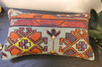 Handmade Turkish Kilim Cushion 30 x 50cm | Vintage Wool Lumbar Cushion with Insert | Organic Cotton Back | Rugs Direct New Zealand 