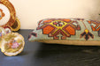 Handmade Turkish Kilim Cushion 30 x 50cm | Vintage Wool Lumbar Cushion with Insert | Organic Cotton Back | Rugs Direct New Zealand 