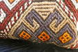 Handmade Turkish Kilim Cushion 30 x 50cm, Vintage Wool Lumbar Cushion with Insert, organic Cotton Back- Rugs Direct New Zealand 