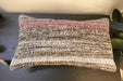 Handmade Turkish Kilim Cushion 30 x 50cm , Vintage Wool Lumbar Cushion with Insert , Organic Cotton Back- Rugs Direct New Zealand 