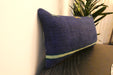 Handmade Turkish Kilim Cushion 30 x 50cm, Vintage Wool Lumbar Cushion with Insert, Organic Cotton Back- Rugs Direct New Zealand 