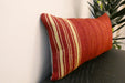 Handmade Turkish Kilim Cushion 30 x 50cm,  Vintage Wool Lumbar Cushion with Insert, Organic Cotton Back- Rugs Direct New Zealand 