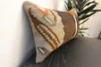 Handmade Turkish Kilim Cushion 30 x 50cm | Vintage Wool Lumbar Cushion with Insert | Organic Cotton Back | Rugs Direct New Zealand 