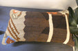 Handmade Turkish Kilim Cushion 30 x 50cm | Vintage Wool Lumbar Cushion with Insert | Organic Cotton Back | Rugs Direct New Zealand 