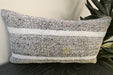 Handmade Turkish Kilim Cushion 30 x 50cm , Vintage Wool Lumbar Cushion with Insert , Organic Cotton Back- Rugs Direct New Zealand 