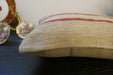 Handmade Turkish Kilim Cushion 30 x 50cm,  Vintage Wool Lumbar Cushion with Insert, Organic Cotton Back- Rugs Direct New Zealand 