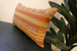 Handmade Turkish Kilim Cushion 30 x 50cm , Vintage Wool Lumbar Cushion with Insert , Organic Cotton Back- Rugs Direct New Zealand 