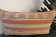 Handmade Turkish Kilim Cushion 30 x 50cm , Vintage Wool Lumbar Cushion with Insert , Organic Cotton Back- Rugs Direct New Zealand 