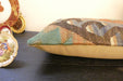 Handmade Turkish Kilim Cushion 30 x 50cm, Vintage Wool Lumbar Cushion with Insert, Organic Cotton Back- Rugs Direct New Zealand